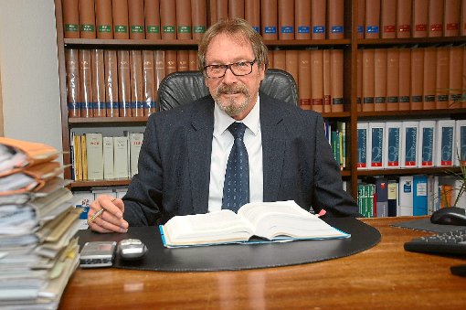 Die Ära der Hechinger Anwaltskanzlei Haid geht zu Ende:   Rechtsanwalt Wilfried Haid  tritt in den Ruhestand.  Foto: Ullrich Foto: Schwarzwälder-Bote