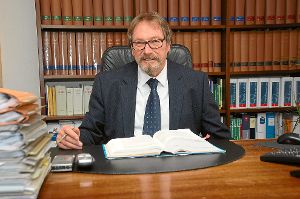 Die Ära der Hechinger Anwaltskanzlei Haid geht zu Ende:   Rechtsanwalt Wilfried Haid  tritt in den Ruhestand.  Foto: Ullrich Foto: Schwarzwälder-Bote