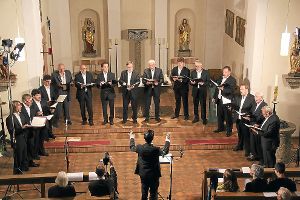 Die Kirche in Niederwasser gab dem Sängerkonzert einen idealen Rahmen. Foto: Gebauer