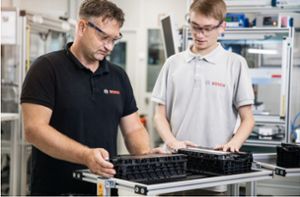 In Eisenach fertigt Bosch  künftig mit 120 Mitarbeiterinnen und Mitarbeitern  Batterien. Foto: /Bosch