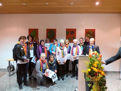 Die ehrenamtlichen Helfer der Hospiz-Gruppe trafen sich im Franziska-von-Hohenheim-Stift. Foto: Trommer Foto: Schwarzwälder-Bote