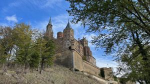 Blick auf die derzeitige Burg Hohenzollern. Foto: Klaus Stopper