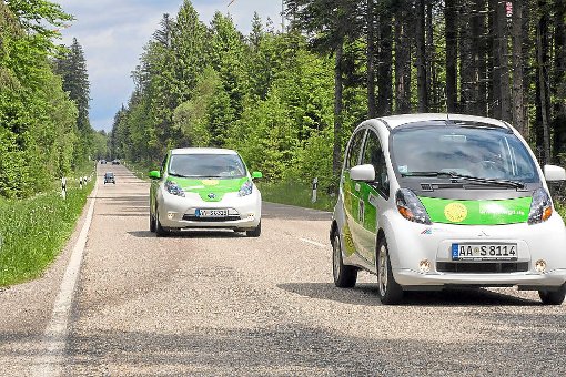 Ganz unterschiedliche E-Fahrzeuge machen sich bei der Rallye im Mai  auf den Weg durch den Schwarzwald. Foto: ENCW Foto: Schwarzwälder-Bote