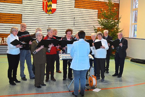 Weihnachtliche Weisen präsentiert der Kirchenchor. Foto: Wagner Foto: Schwarzwälder-Bote