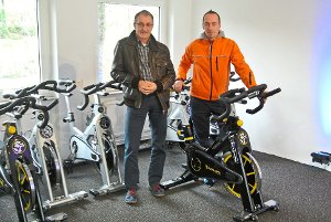 Vereinsvorsitzender  Heinz Haist (links) und Trainer Udo Rühling  Foto: Braun Foto: Schwarzwälder-Bote