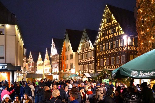 Über mangelnde Besucher kann sich der Nagolder Weihnachtsmarkt eigentlich nicht beklagen. Foto: Archiv: Fritsch