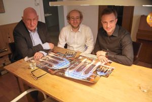 Drei Männer, ein Projekt (von links): Helmut Raaf, Johannes Kalmbach und Matthias Flury. Foto: Bernklau Foto: Schwarzwälder-Bote