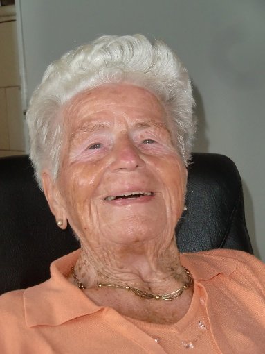 Wilhelmine Teufel feiert ihren 95. Geburtstag. Foto: Baur Foto: Schwarzwälder-Bote