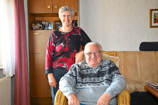 Das Ehepaar Rolf und Sofie Baiker wohnt seit 1978 zusammen in Empfingen.  Foto: Baiker Foto: Schwarzwälder-Bote