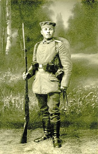 Der Soldat Ernst Frey (1898-1972) aus Waldmössingen im Ersten Weltkrieg. Foto: Stadtarchiv Schramberg. Foto: Schwarzwälder-Bote