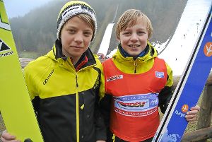 Johannes Fischer (links) und Finn Braun streben nach dem Titel. Foto: Schwarzwälder-Bote