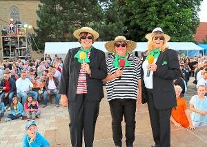 Italienische Melodien sorgten bei der Starparade des Vollmaringer Dorffestes für tolle Stimmung. Foto: Priestersbach Foto: Schwarzwälder-Bote