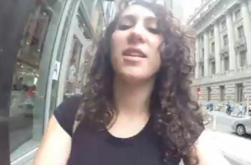 Diese Frau läuft zehn Stunden durch New York und wird dabei angeblich 108 Mal belästigt. Foto: SIR/Screenshot