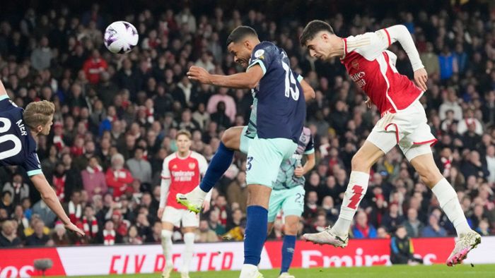 Arsenal nach Havertz-Siegtor vorerst in Premier League oben