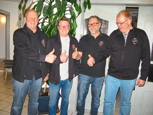 Blicken auf ein tolles Jahr zurück (von links): Gotthard Kloker, Bernhard Bucher, Rainer Seidl und Manfred Koch.  Foto: Appel Foto: Schwarzwälder Bote