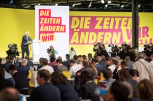 Vor allem treten derzeit offenbar junge Männer in die FDP ein. Foto: dpa/Michael Kappeler