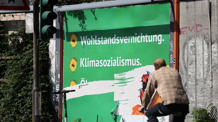 Wer steckt hinter der Plakat-Kampagne gegen die Grünen?