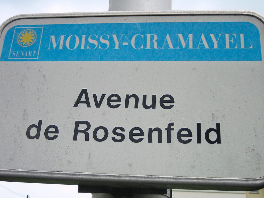 Die Avenue de Rosenfeld in Moissy.