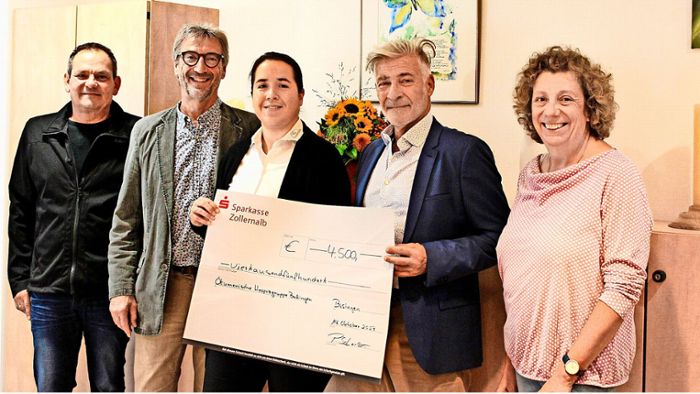 Grohmann-Fonds  unterstützt   Hospizgruppe in Balingen