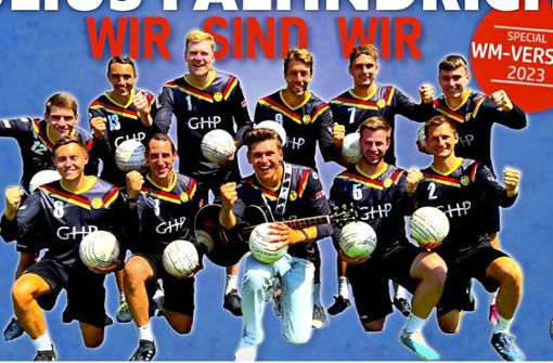 In Unterhaugstett wird der offizielle Faustball-WM-Song präsentiert. Foto: faustball.de