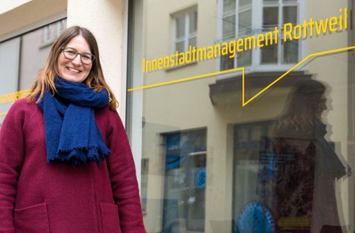 Innenstadtmanagerin Kerstin Ohnmacht wirbt für den Gründungswettbewerb. Foto: Nädele