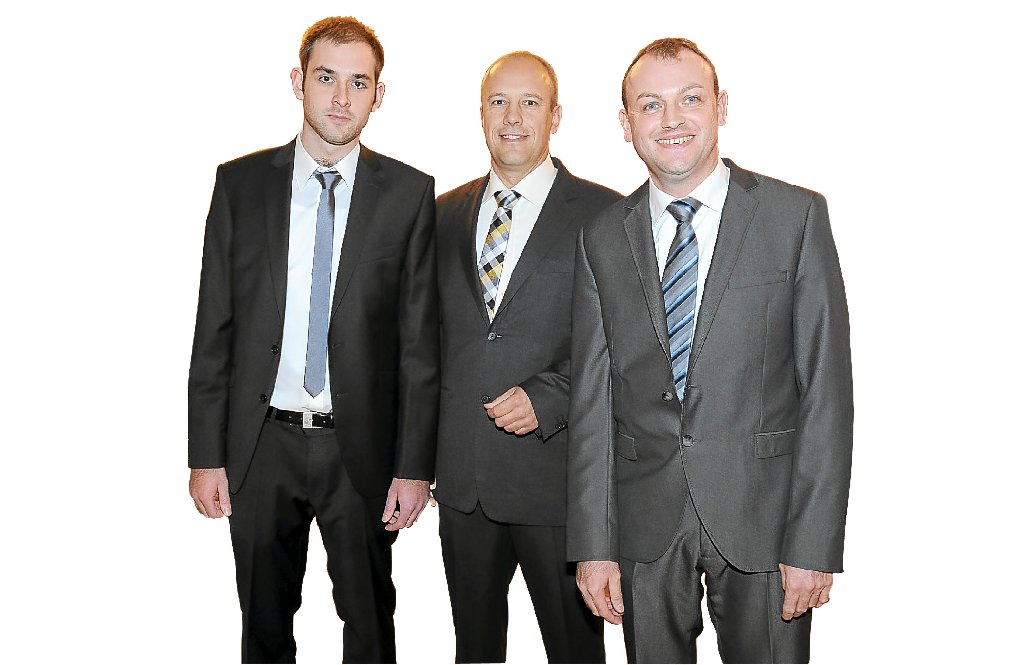 Die Bewerber (von links) Christopher Koch, Dietmar Fischer und Maik Tietjen.