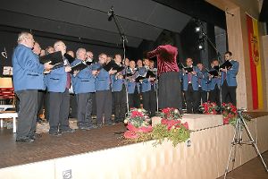 Der Männergesangverein Liederkranz trifft mit seinen Liedern den Geschmack der Gäste. Fotos: Vögele Foto: Schwarzwälder-Bote