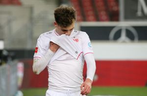 U21-Nationalspieler Mateo Klimowicz konnte wegen Adduktorenproblemen nicht trainieren. (Archivbild) Foto: Pressefoto Baumann/Alexander Keppler