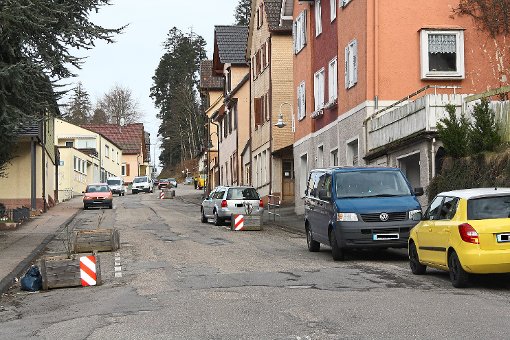Mit der Sanierung der Egenhauser Straße soll der Umbau der Altensteiger Unterstadt beginnen. Foto: Köncke