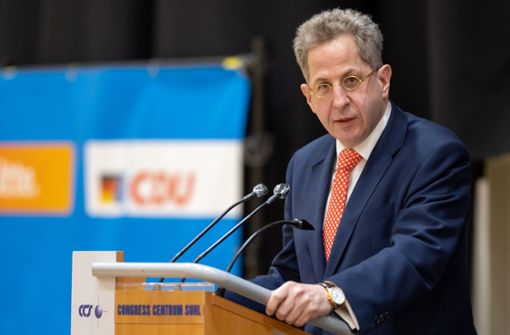 Hans-Georg Maaßen wurde am Freitag von vier CDU-Kreisverbänden als Direktkandidat für den Bundestag in Südthüringen nominiert. (Archivbild) Foto: dpa/Michael Reichel