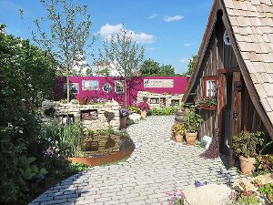 Der märchenhafte Garten der Firma Jochen Thomann Garten- und Landschaftsbau aus Bitz bei der Gartenschau. Foto: Privat
