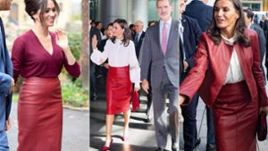 Königin Letizia trägt den Rock, den auch Meghan mag