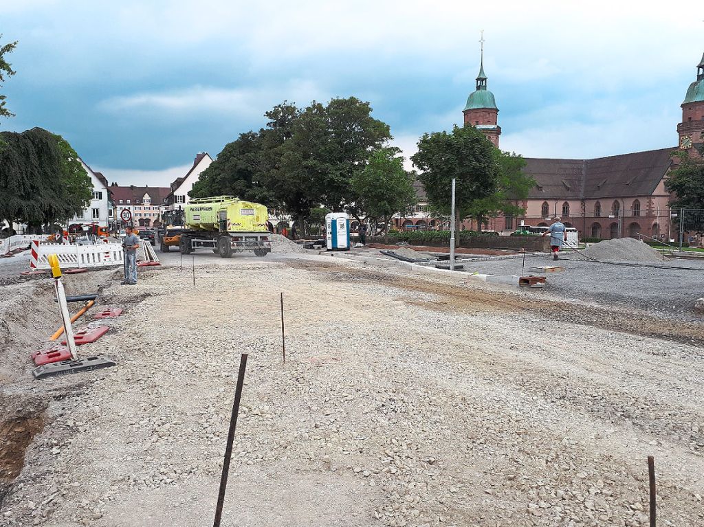 Bei der innerstädtischen Großbaustelle in Freudenstadt gibt es in dieser Woche wieder mal Veränderungen.