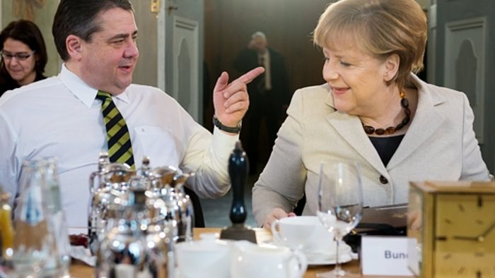 Merkel und Gabriel beraten über Liste