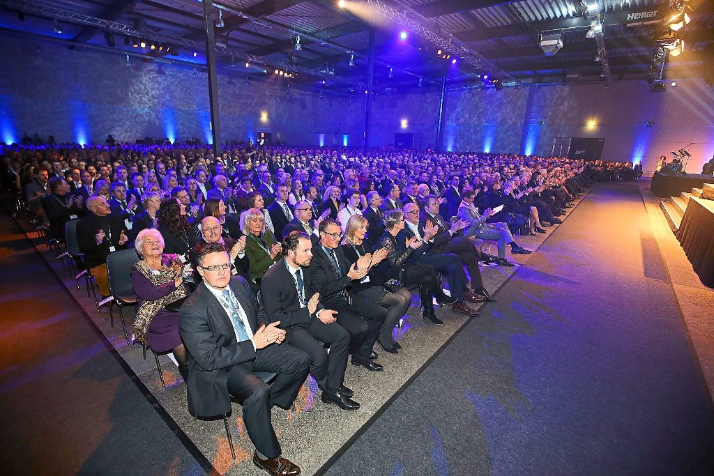 Über 2400 Gäste kamen gestern in die Messehalle nach Schwenningen, um beim IHK-Neujahrstreff dabei zu sein.