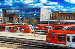 Der Bahnhof Herrenberg ist ein wichtiger Bahn-Knotenpunkt. Dort ist auch der Startpunkt der S-Bahn-Linie S1 Richtung Stuttgart. Foto: Fritsch
