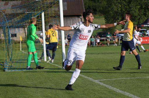 Der Nullachter Samet Yilmaz bejubelte beim 4:0 gegen den FC Kreuzlingen gleich zwei Tore. Foto: Eibner/Pisa