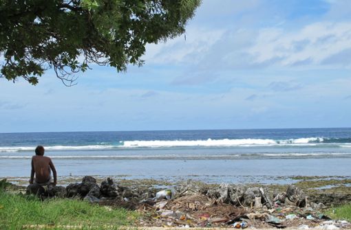Etwas einsam geht es auf den Fidschis – hier Kiribati – zu Foto: dpa/Christiane Oelrich