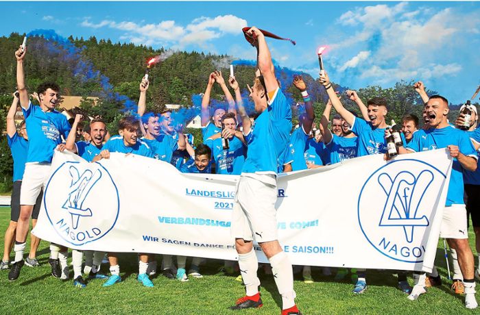 Vor 500 Zuschauern: VfL  Nagold feiert Meistertitel und den Aufstieg