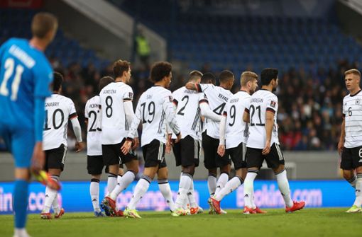 Die DFB-Elf konnte Island mit 4:0 besiegen. Foto: dpa/Christian Charisius