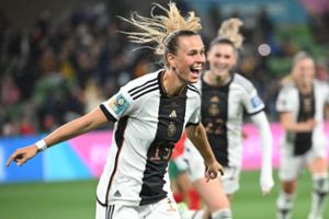 Klara Bühl ist fester Bestandteil der deutschen Fußballnationalmannschaft der Frauen.  Foto: dpa/Gollnow