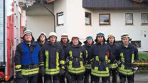 Die junge Truppe aus Seewald freute sich über die gelungene Leistungsübung.    Foto: Feuerwehr Foto: Schwarzwälder-Bote