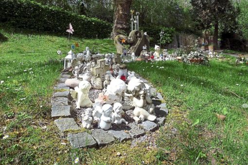 Das anonyme  Grabfeld   auf dem Lahrer Bergfriedhof für Frühchen Foto: Baublies Foto: Lahrer Zeitung