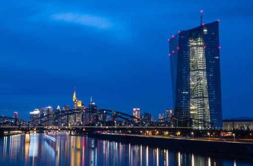 Die EZB plant auch für 2022 keine Zinserhöhung. Foto: dpa/Boris Roessler