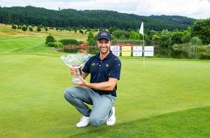 Marcel Schneider gewann zuletzt ein Turnier in Brünn. Foto: Golfclub Schloss Monrepos/cf