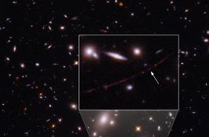 Das „Hubble“-Weltraumteleskop hat einen Stern in Rekordentfernung erspäht: 12,9 Milliarden Lichtjahre von der Erde entfernt. Foto: dpa/Space Telescope Science Institute/ESA/Hubble