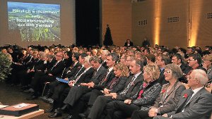 Günther Oettinger beim Neujahrsempfang 