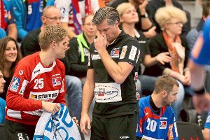 HBW-Coach Rúnar Sigtryggsson überlegt, wie seine Mannschaft die SG Flensburg-Handewitt  ärgern könnte. Foto: Eibner