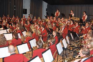 Beim Musikverein Harmonie Niedereschach sieht man viele junge Gesichter.  Foto: Bantle Foto: Schwarzwälder-Bote