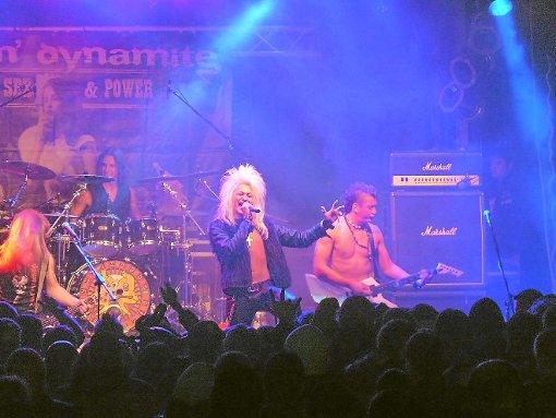 Beim ersten Metalacker überzeugten Kissin’Dynamite mit Sänger Hannes. Foto: Veranstalter